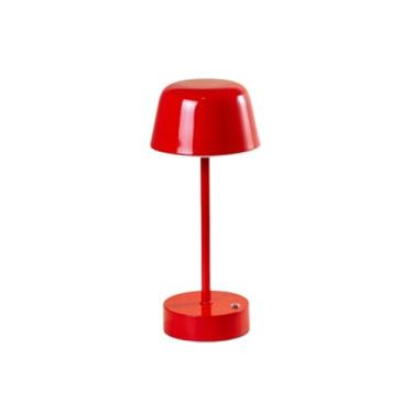 Imagem de Luminária De Mesa Recarregável Led Moderna Abajur Luz Ajustável (Vermelho)