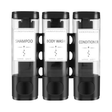 Imagem de Dispensador De Sabonete Líquido Para Banheiro Montado Na Parede, Recip