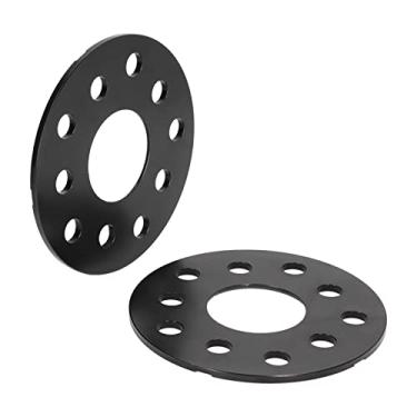 Imagem de Acouto 2pcs 5mm/0,20in Hub Centric Modelos de Espaçadores de Roda de Liga de Alumínio Com Cubos 5x114.3 - Adaptadores de Roda de Carro de Aprimorados e Estabilidade