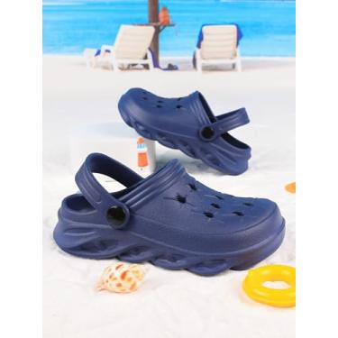 Imagem de Sapatos aquáticos clássicos para meninos e meninas, sandália Beah, Azul-marinho, 8.5-9 Toddler