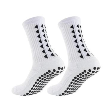 Imagem de Meias Esportivas Unissex Antiderrapantes Para Futebol, Basquete, Beise