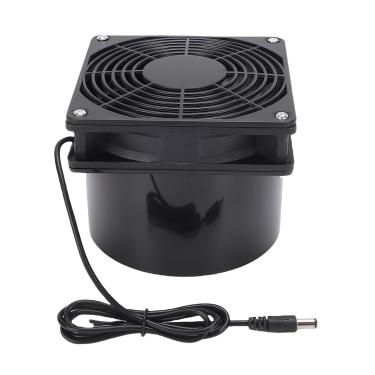 Imagem de KUIDAMOS Ventilador de Resfriamento Eficiente Movido a Energia Solar para Galinheiro, Galpão, Casa de Animais de Estimação, Painel Solar Monocristalino 10W para Uso Externo