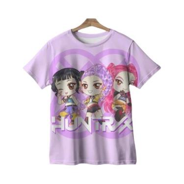 Imagem de Camiseta KPop Demon Hunters Para Meninas, Camiseta Casual Engraçada Pa