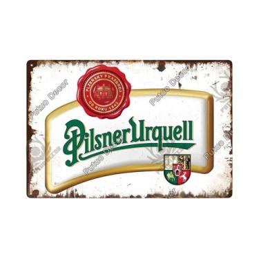 Imagem de Placa De Metal Vintage Da Marca De Cerveja Alemã Para Decoração De Bar