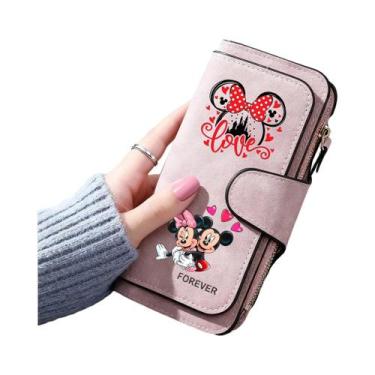 Imagem de Carteira Feminina Mickey Minnie, Bolsa Para Cartões E Moedas, Presente