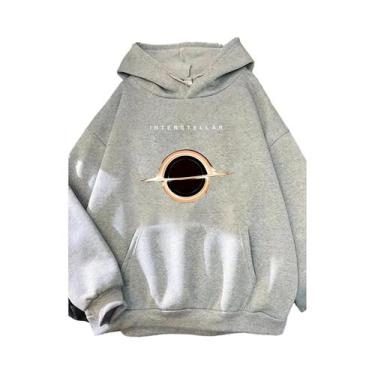 Imagem de Moletom Feminino De Inverno Com Capuz Manga Longa Y2K Estilo Interstel