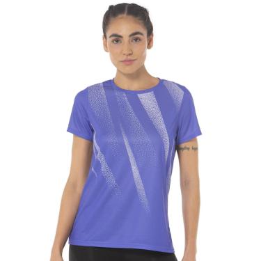 Imagem de Camiseta de Corrida Mizuno Core Graphic Feminina GG Azul-Feminino
