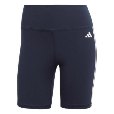 Imagem de Shorts Legging Treino Cós Alto Essentials 3-Stripes Adidas-Feminino
