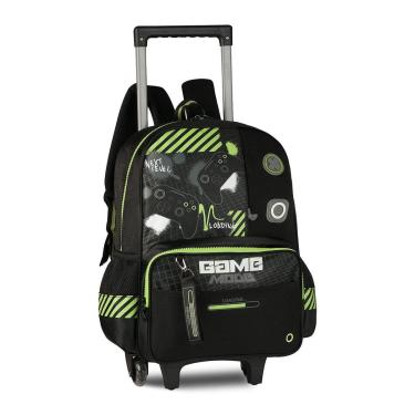 Imagem de Mochila Carrinho Escolar Meninos Video Game Bolsa Masculina-Masculino