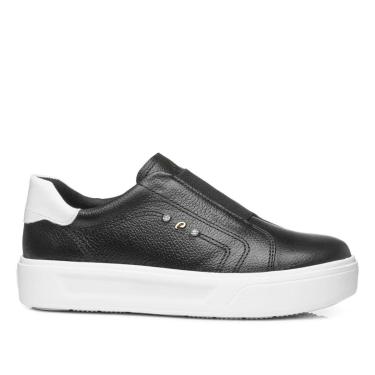 Imagem de Tênis Pegada Feminino em Couro Preto 211218-04-Feminino