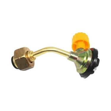 Imagem de Adaptador De Recarga De Gás Com Válvula À Prova De Vazamentos, Manguei
