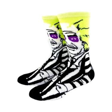 Imagem de Meias Longas Masculinas Com Personagens De Desenho Animado Confortávei
