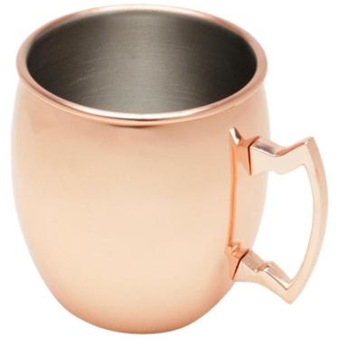 Imagem de Caneca Moscow Mule Em Inox E Cobre 500Ml Lisa