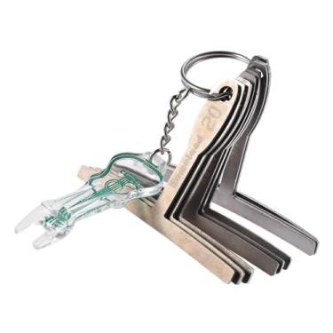 Imagem de Conjunto de Ferramentas Aço Inoxidável Luthier com 9 Peças Medidor Raio Sob as Cordas para Guitarra e Baixo Ferramenta Ajuste Saddle do Puente Puxador Pinos Configuração Reparo Elétrica Folk