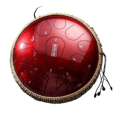 Imagem de Instrumento musical de pandeiro de percussão de língua de aço E Thereal 11 notas 32 cm C Tuning Handpan (Tipo e)