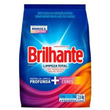 Imagem de Sabao em po brilhante limpeza total 1,6kg