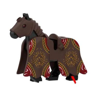 Imagem de Figuras De Soldados Cavaleiros Medievais Com Armaduras E Cavalos De Gu