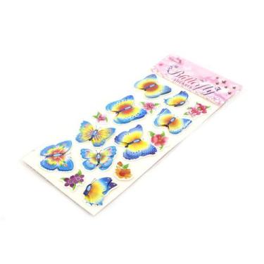 Imagem de Adesivo de Papel Borboletas 3D, UNICA