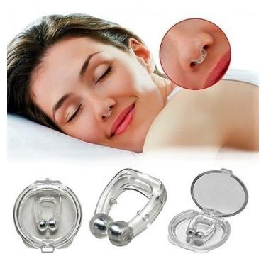 Imagem de Kit 03 Dilatador Nasal Magnético Anti Ronco Apnéia Silicone