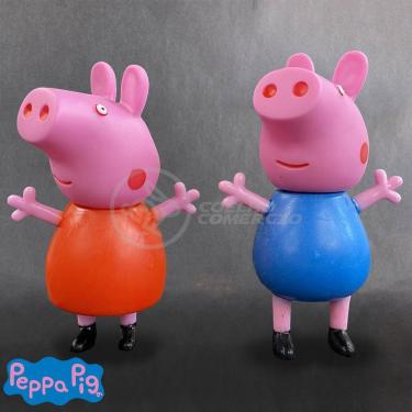 Imagem de Kit Infantil 4 Bonecos Familia Peppa Pig
