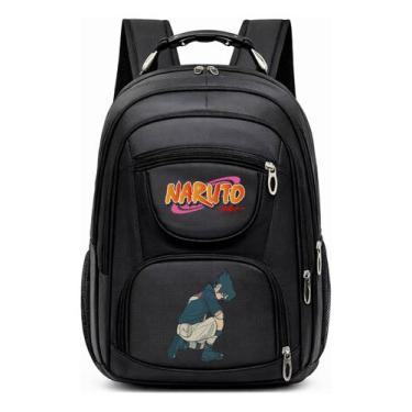 Imagem de Mochila Grande Com Alça de Aço Resistente e Estampa Infantil Anime Nin