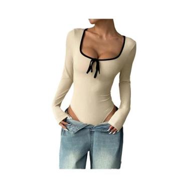 Imagem de Meias-calças Elegantes E Versáteis De Manga Longa Para Mulheres, Estil