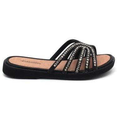 Imagem de Chinelo Mississipi Slide Metalizado Brilho Feminina MB061-Feminino