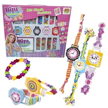 Imagem de Kit Relogio Fashion Miçangas Biju Collection DM TOYS