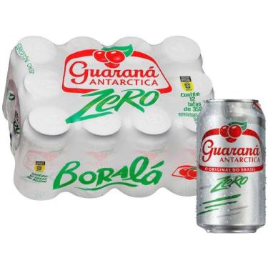 Imagem de Refrigerante Lata Guaraná Antarctica Zero Diet - 12 Unidades 350ml - G