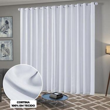 Imagem de Cortina Luxo Para Sala Quarto 2,70 X 2,30 Corta Luz - Angélica Enxovai