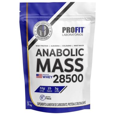 Imagem de Anabolic Mass 28500 Refil Stand-Up - 3000g Chocolate com Morango - ProFit-Masculino