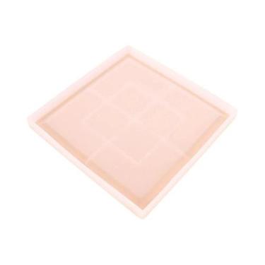 Imagem de Molde De Silicone Geométrico Para Resina Epóxi: Bandeja E Porta-Copos 