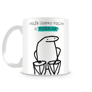 Imagem de Caneca meme boneco palito flork eu eu quero tocar - Artgeek