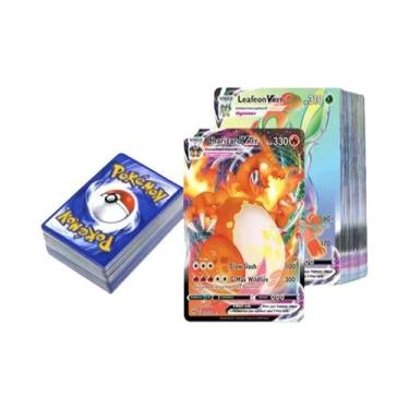 Imagem de Cartas De Batalha Pokémon TCG GX Vmax Brilhantes 54/60/100/200 Peças P