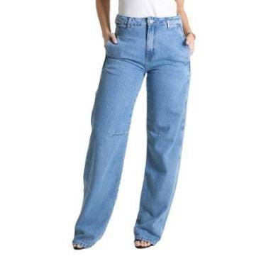 Imagem de Calça Jeans Sawary Barrel - 279942 - Azul 38-Feminino