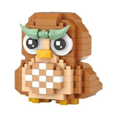 Imagem de Conjunto De Brinquedos De Animais Em Desenho Animado Fofo LOZ, Blocos 