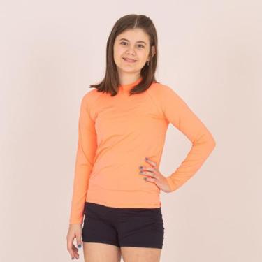 Imagem de Camisa UV infantil proteção solar unissex 1 ao 4 Lavin Basic 15-C1, Sa