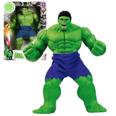 Imagem de Hulk Boneco Gigante Vingadores Marvel 50cm Disney Articulado, Verde