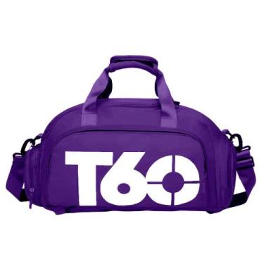 Imagem de Bolsa T60 Academia Mala Transversal Impermeável Várias Cores, Roxo