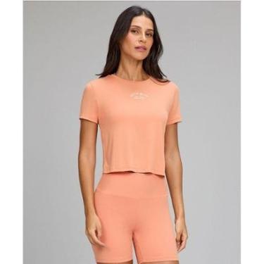 Imagem de Cropped Alto Giro Essentials Laranja Pessego-Feminino