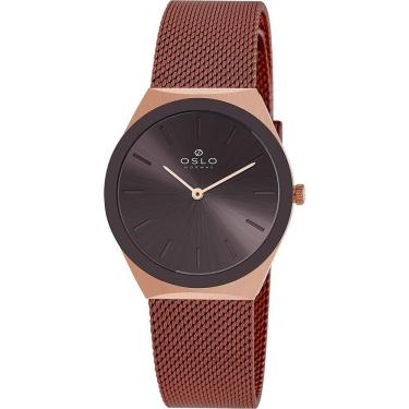 Imagem de Relógio Oslo Feminino Ref: Oftsss9t0079 N1nx Slim Mesh Bicolor