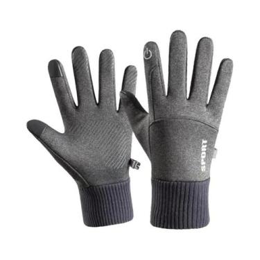 Imagem de Luvas De Fleece À Prova d'Água E Vento Com Tela Sensível Ao Toque Para