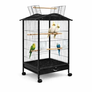 Imagem de Gaiola Viveiro Aves Grande Para Calopsita Papagaio Ringneck e outros -