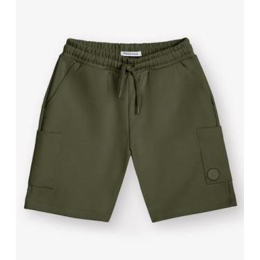 Imagem de Bermuda Piquet Verona Masculina Trick Nick Verde, 12, Verde