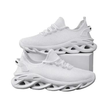 Imagem de Tênis Masculino Preto Respirável E Leve Em Malha Para Corrida, Caminha