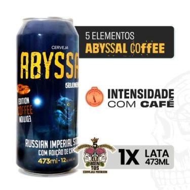 Imagem de Cerveja Artesanal 5 Elementos Abyssal Coffee Edition Lata 473ml