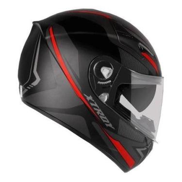 Imagem de Capacete Moto Ebf Xtroy Com Óculos Interno Fumê + Narigueira - EBF Cap
