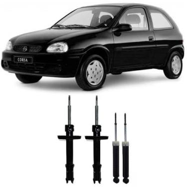 Imagem de 04 Amortecedores Chevrolet Corsa 1994 Até 2002 - Dianteiro e Traseiro 