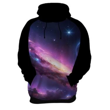 Imagem de Blusa de Frio Galaxias Espaço Neon Estrelas 2 - Kasubeck Store, G