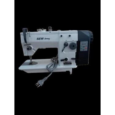 Imagem de Zig Zag  E RETA  2 Pontinhas -220v--20U33AT-SEW STRONG-9MM, Branco, BS